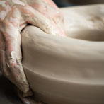 Sandy Brown in her studio 2016